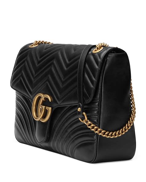 gucci gg marmont large chevron quilted leather shoulder bag|gucci marmont large shoulder bag.